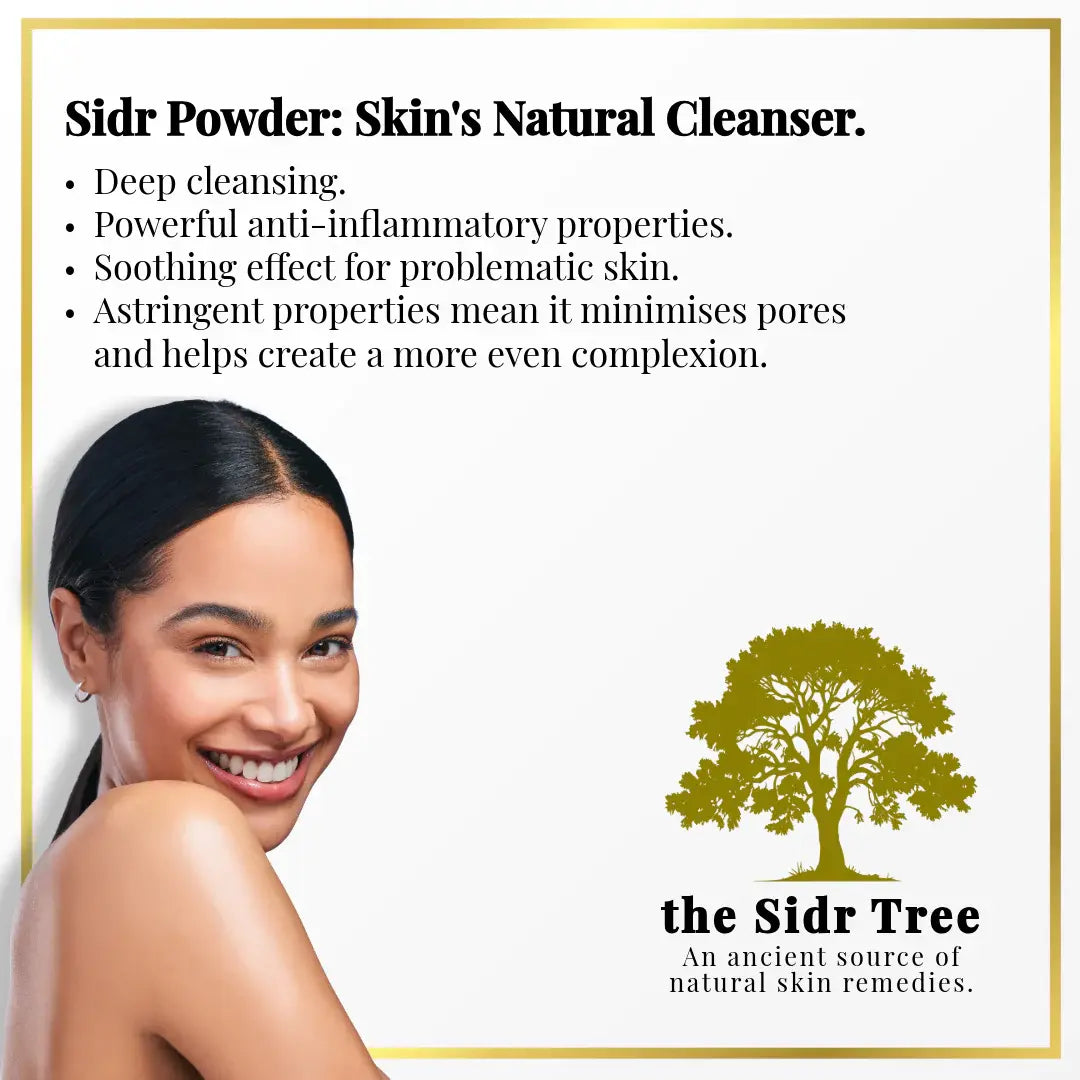 sidr powder skin natural cleanser