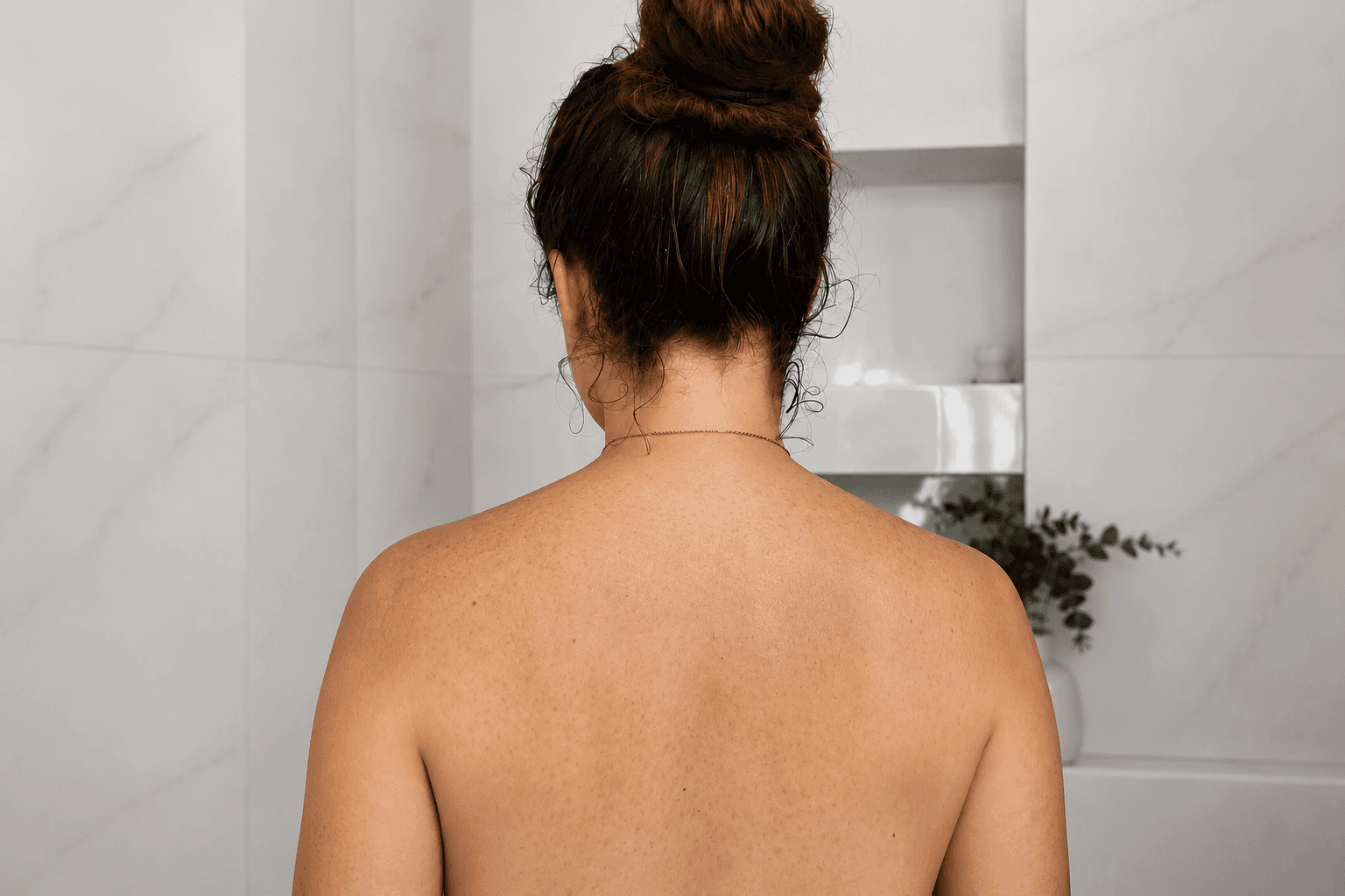 Back skin after Tebrima body ritual
