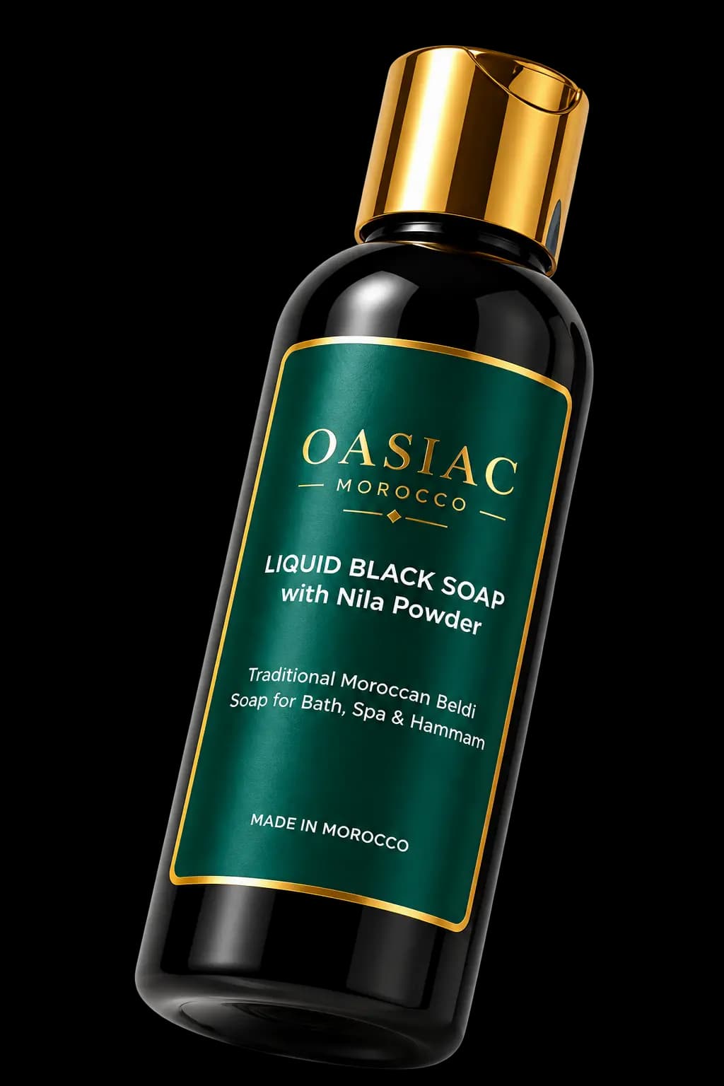 Oasiac Liquid Black Soap with Nila Powder