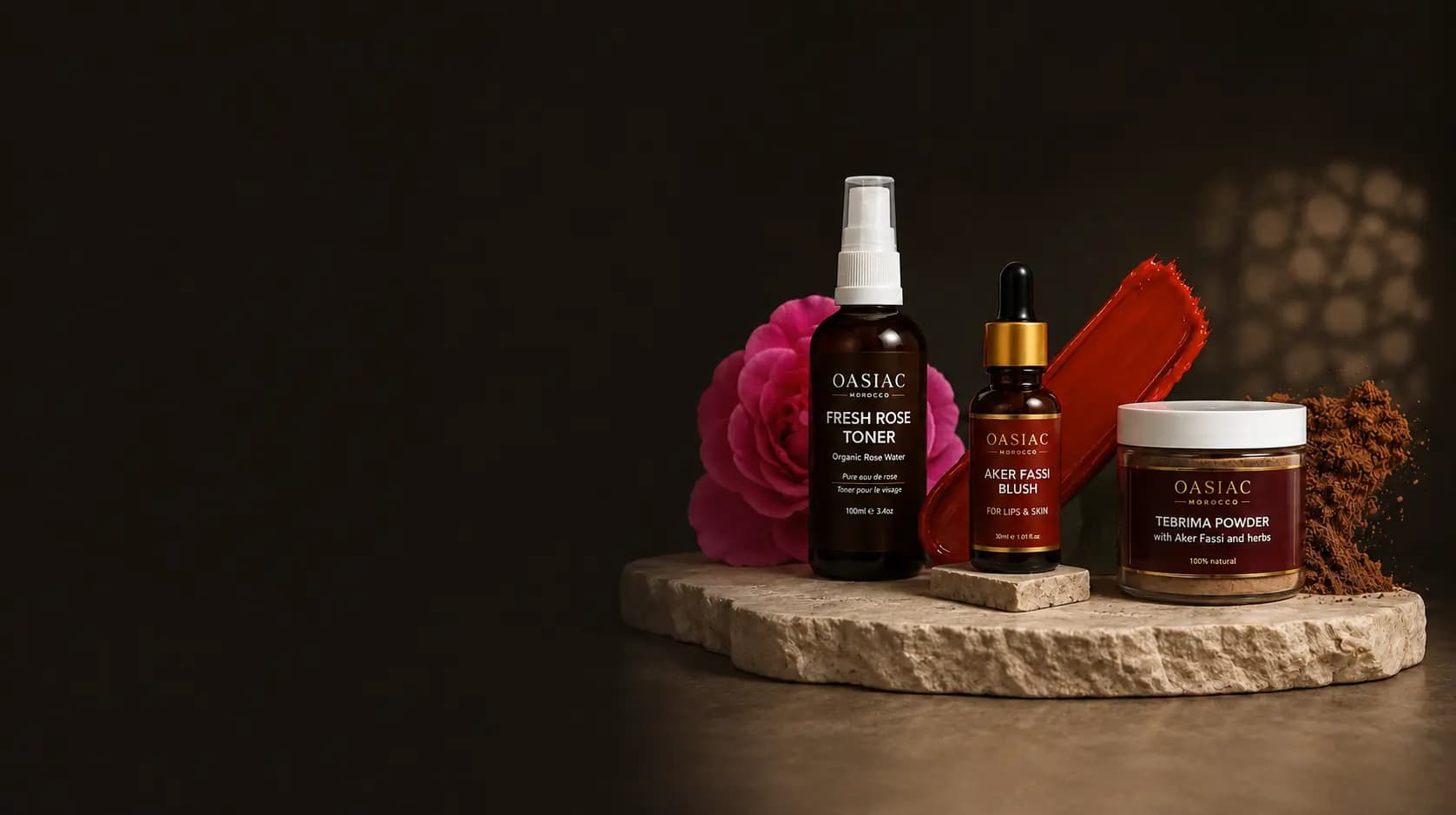 Oasiac Moroccan beauty ritual products