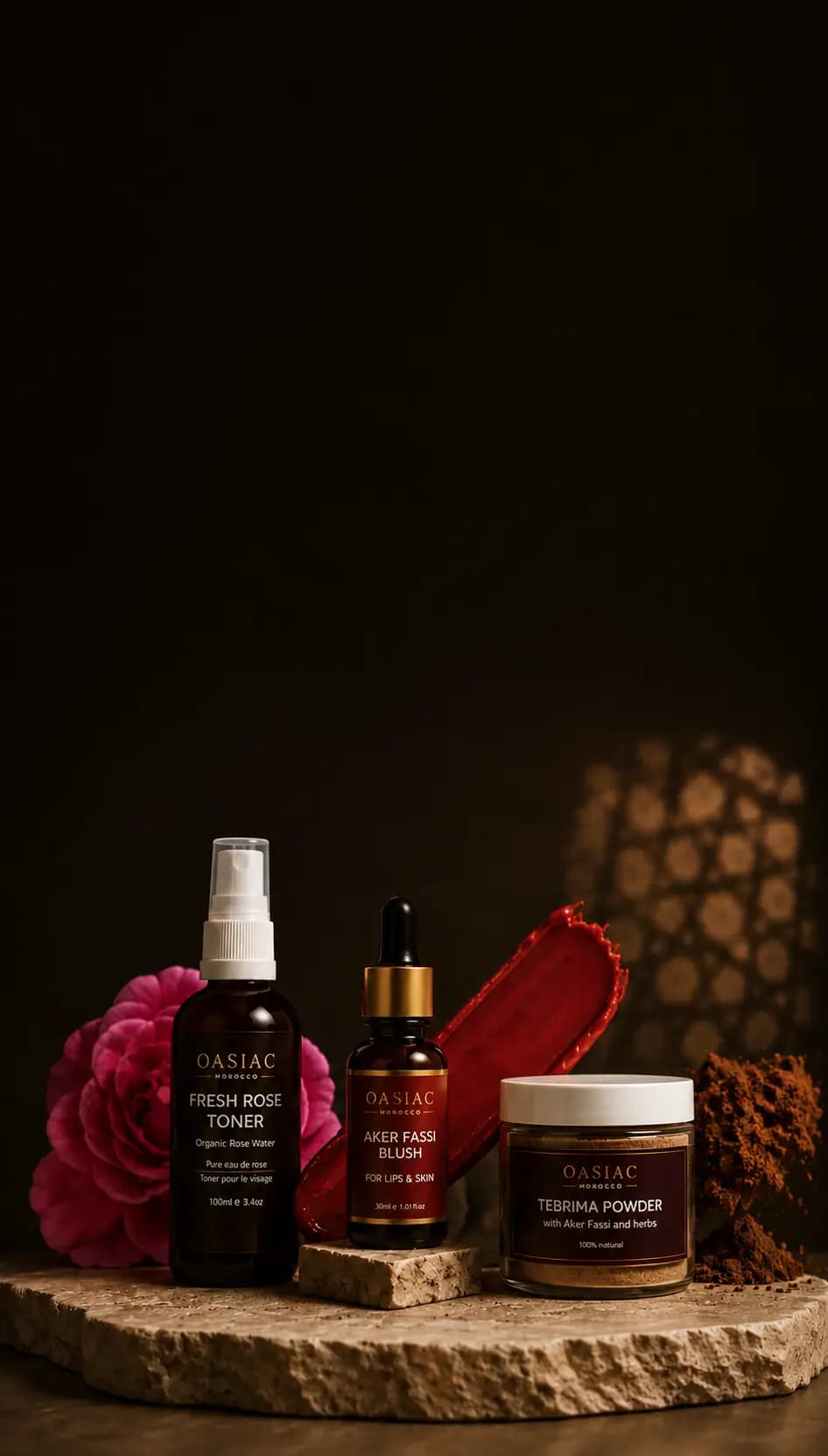 Oasiac Moroccan beauty ritual products