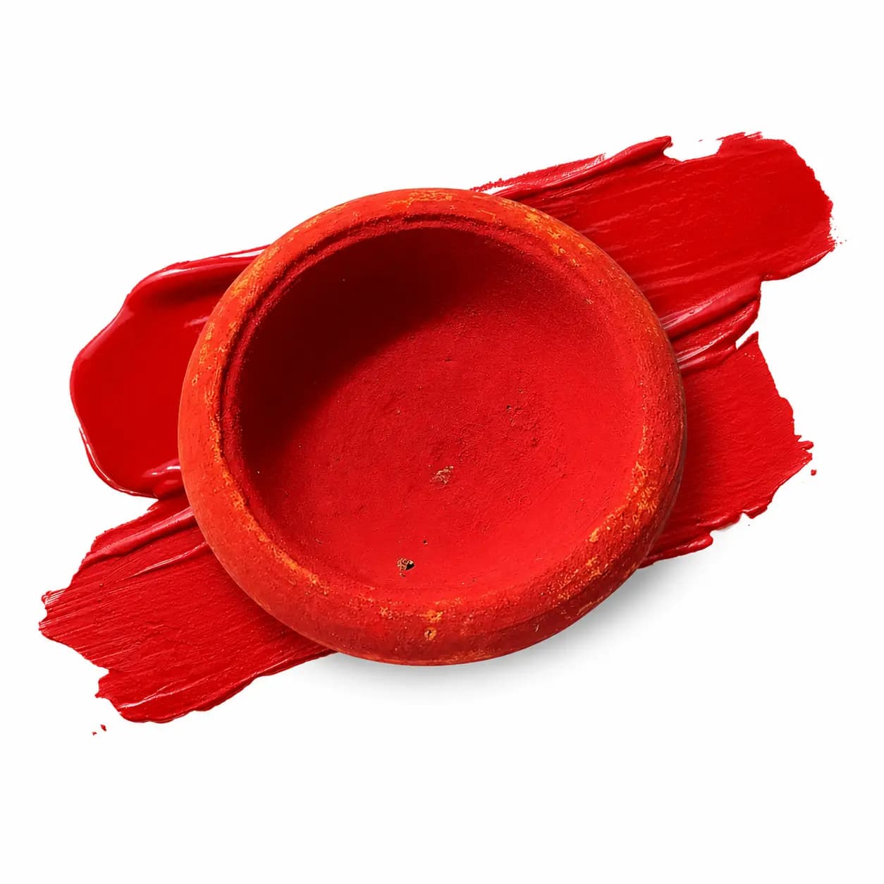 OASIAC Aker Fassi clay pot with red pigment