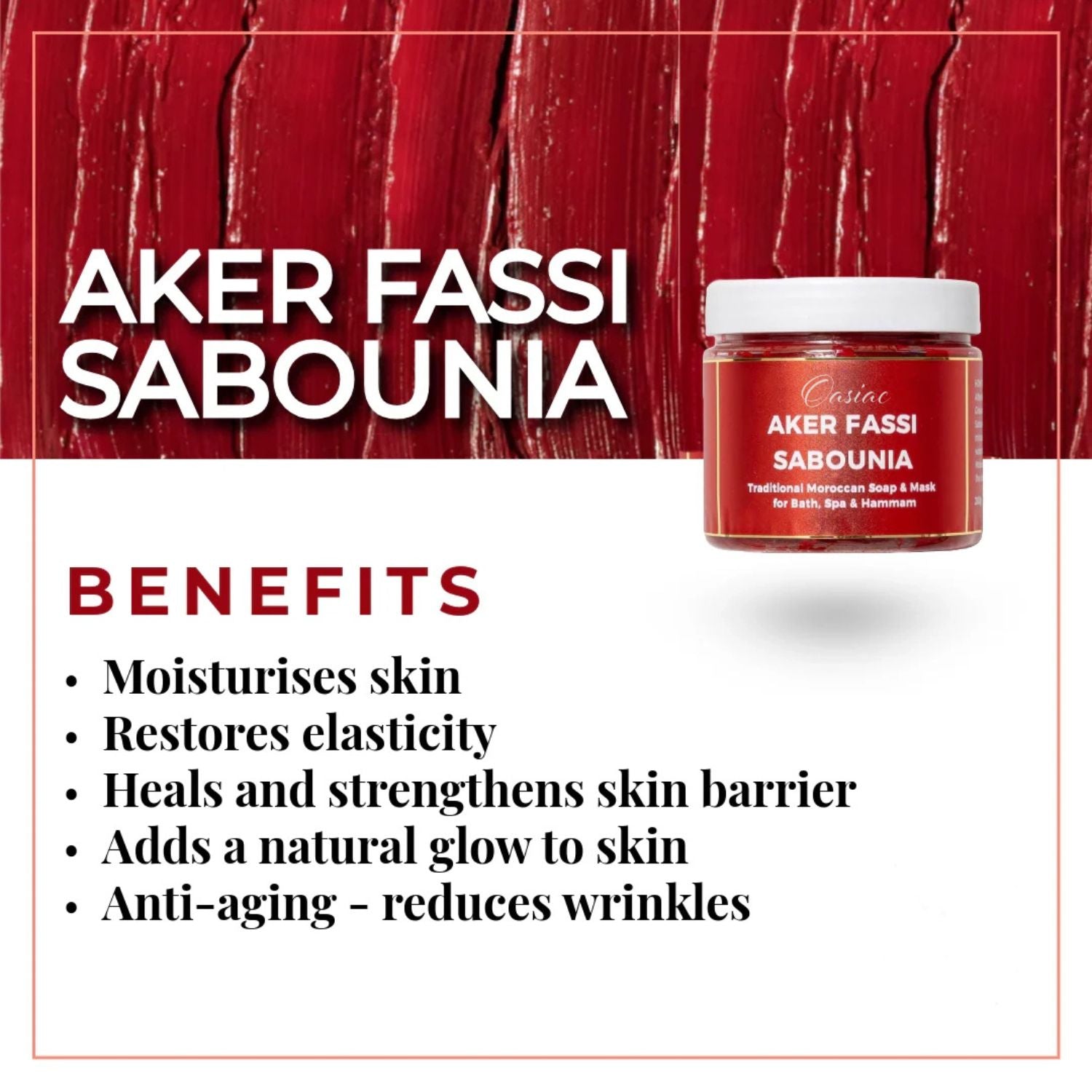 Marokkanische Aker Fassi-Seife, natürliches aufhellendes und Anti-Aging-Reinigungsmittel