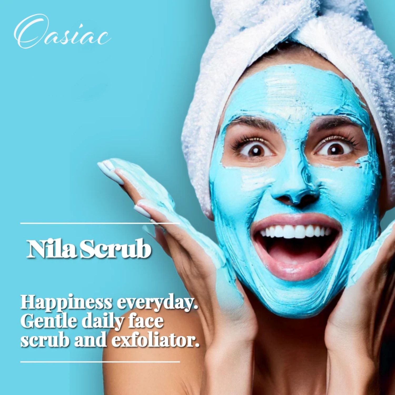 Blue Nila Brightening Scrub, Peeling-Behandlung für strahlende Haut
