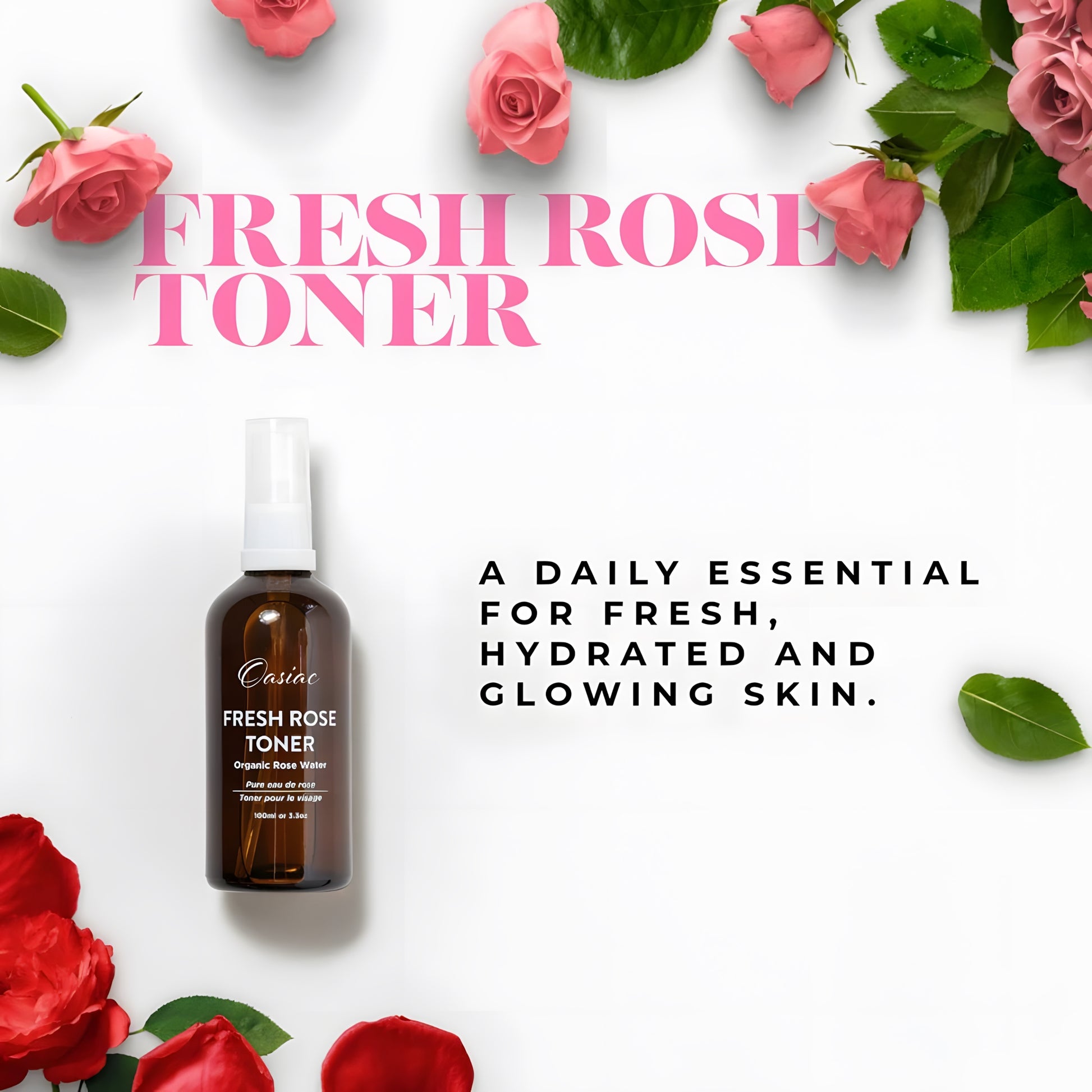 ORGANIC FRESH ROSE TONER