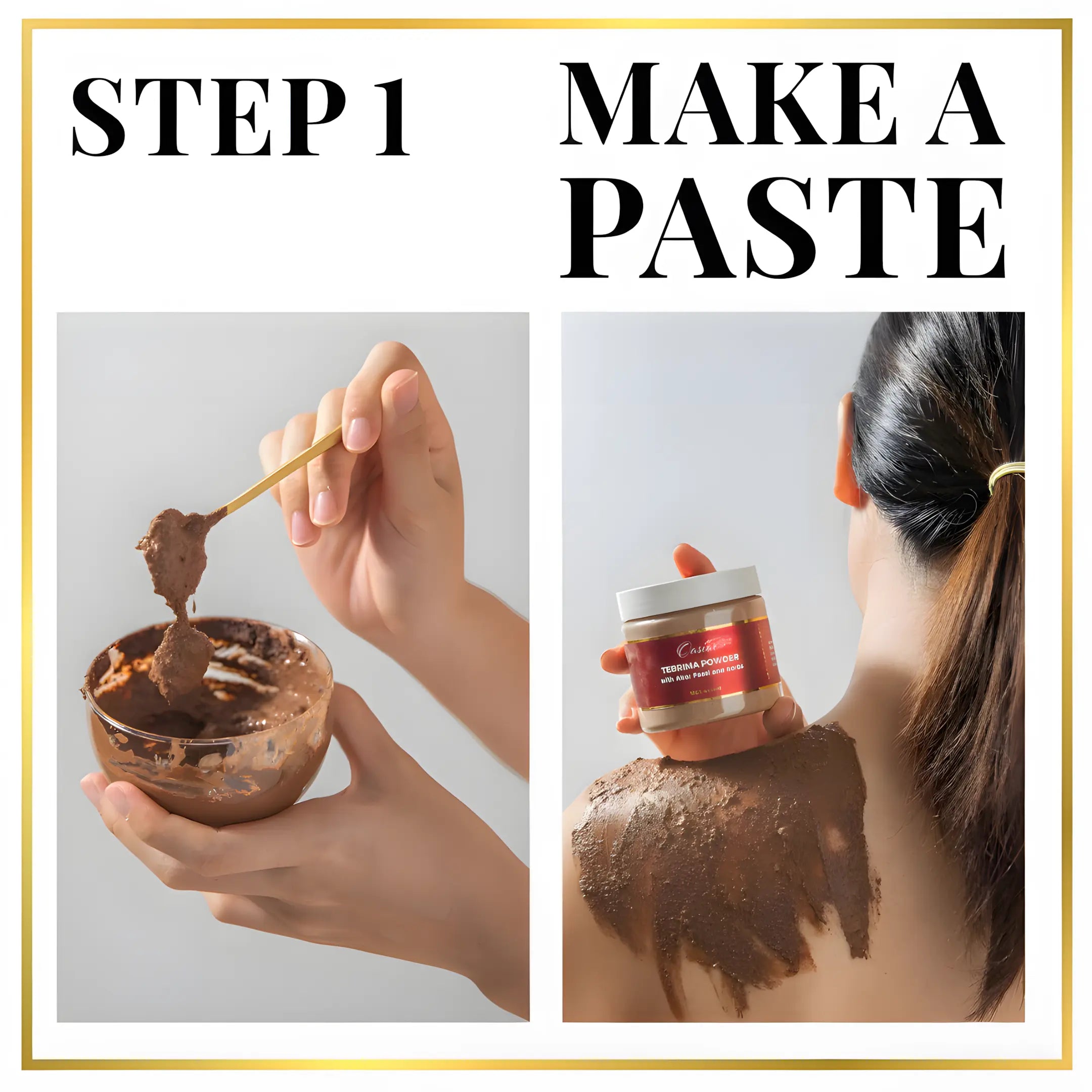 Tebrima Herbal Powder for Face and Body, Skin Brightening Moroccan Secret Oasiac