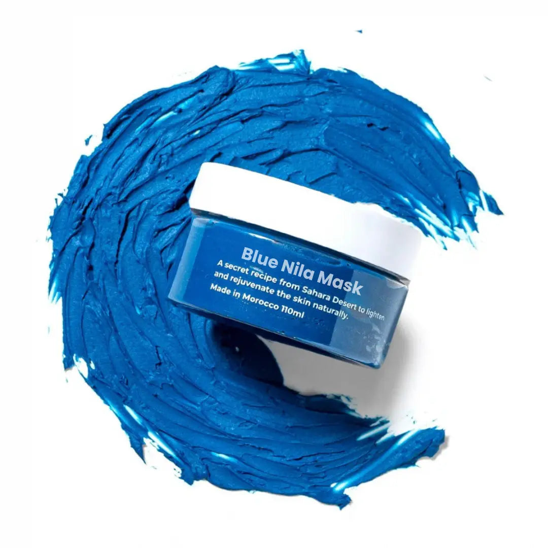 Blue Nila Face Mask, Brightening and Even Skin Tone Treatment Oasiac