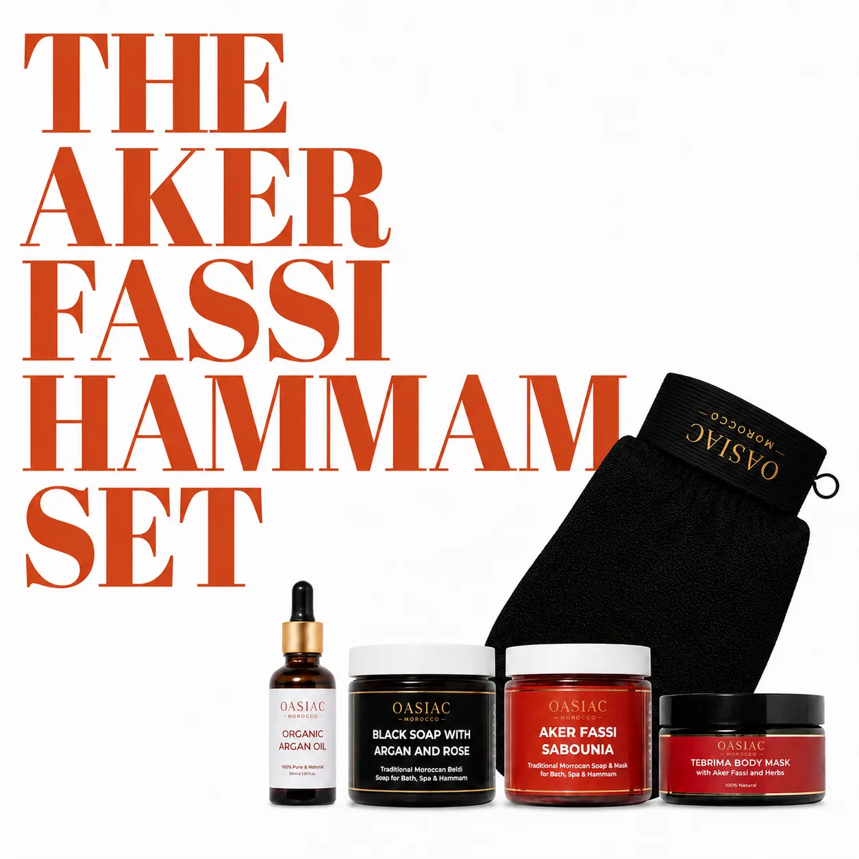 The Aker Fassi Hammam Set